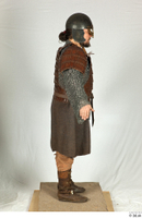  Photos Medieval Soldier in leather armor 5 Medieval clothing Medieval soldier a poses brown gambeson whole body 0007.jpg